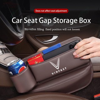 Túi Da pu Đựng Đồ Gắn Khe Hở Ghế Ngồi Xe Hơi Cho vinfast lux a fadil president sa vf e34