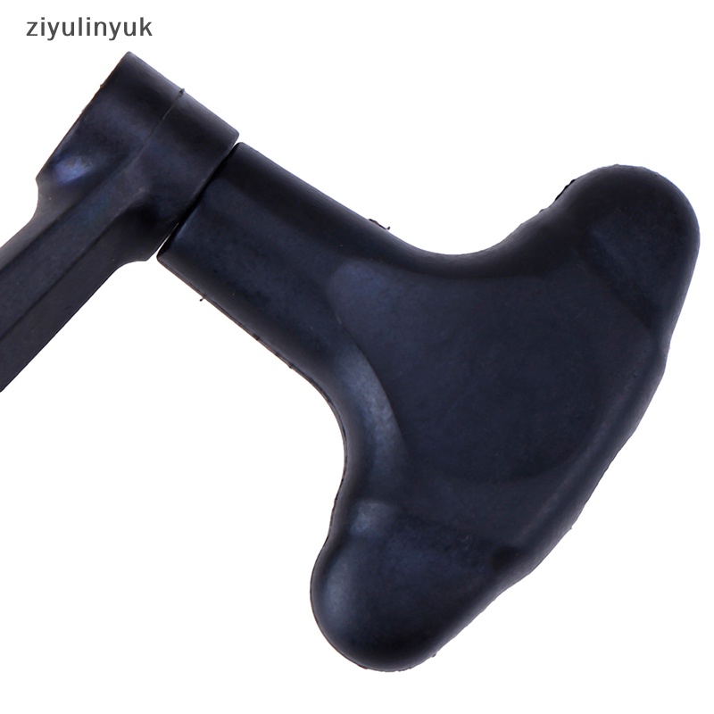 Ziyulinyuk Kim Loại Cuộn Tay Cầm Cầm Máy Câu Thay Thế Rocker Tay Quay Tay Cầm EN