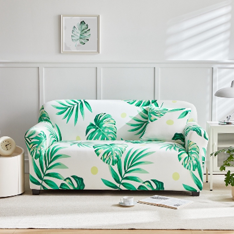 Vỏ Bọc Ghế Sofa Và Vỏ Gối Chống Trượt in Họa Tiết Thời Trang Tùy Chọn Nhiều Kích Cỡ 1/2/3/4  Vải Thun Mại Co Giãn