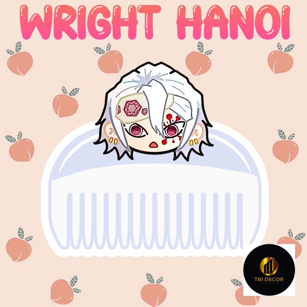 Mô Hình Lược Demon Slayer Kimetsu no Yaiba Thanh Gươm Diệt Quỷ Muchiro Akaza Nezuko  Phụ kiện trang trí Sưu tầm chibi