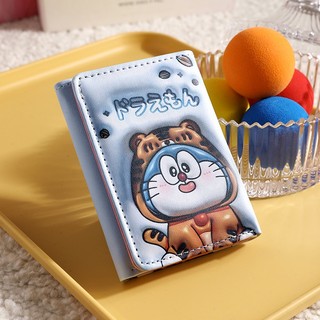 Winnie the Pooh Doremon Hoạt Hình Dễ Thương Ví Đựng Tiền Xu Nữ Đơn Giản Ví Đa Năng Khe Cắm Thẻ Túi Đựng Thẻ