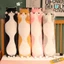 Cat Plush Toy Long Cat Plush Pillow Gối Ôm Nhồi Bông Mềm Mại Hình Chú Mèo Đáng Yêu