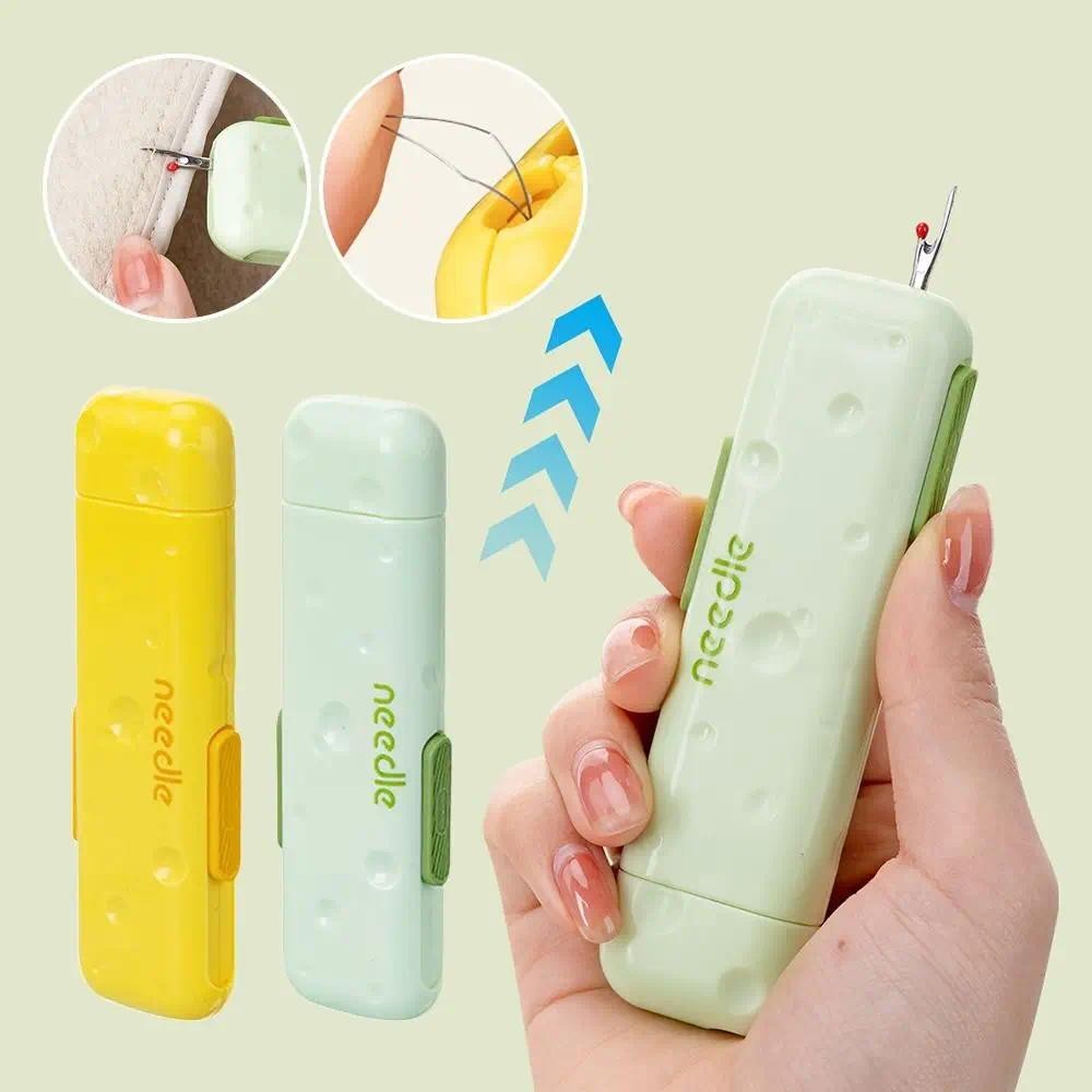 2 Chiếc Đa Năng Cắm Kim Ren Cho Máy May 3in1 Needlework Co Giãn Chọn Chủ Đề Tẩy Hai Đầu Đường May Ripper Dụng Cụ