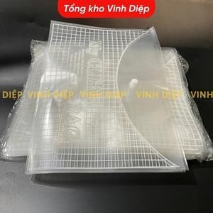 .Túi đựng hồ sơ clear khổ A4 có khuy, cúc trong suốt