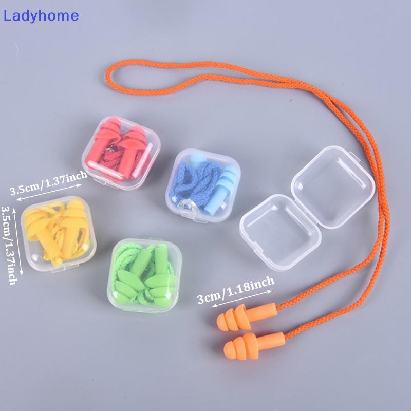 Nút tai silicon Lady Nút tai ngủ Giảm tiếng ồn Nút tai bơi có dây VN