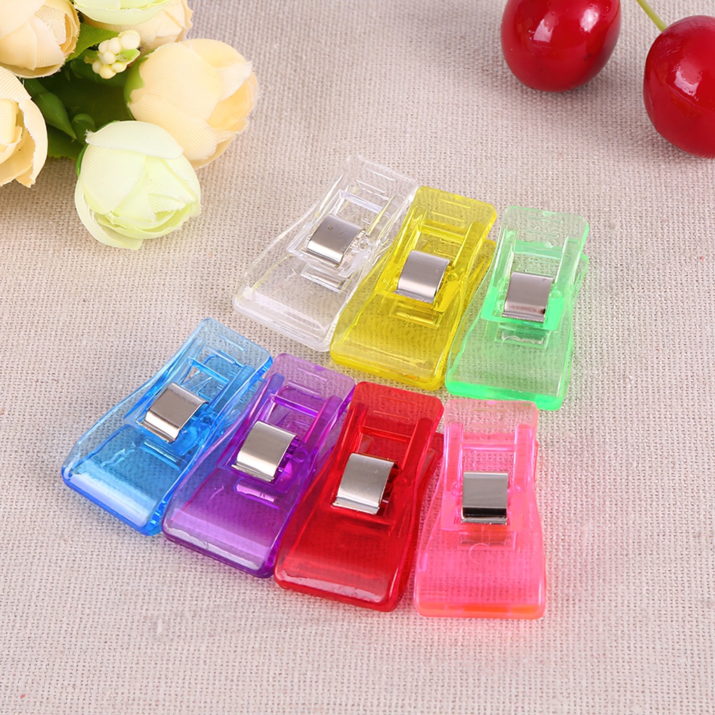 10 cái Kẹp Giữ Vải Siêu Xinh 3 Kích Cỡ Màu Ngẫu nhiên