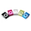 CATIYAHA Music Media MP3, Máy nghe nhạc MP3 USB di động, Thiết kế thời trang Mini đầy màu sắc Clip Hỗ trợ thẻ TF Walkman