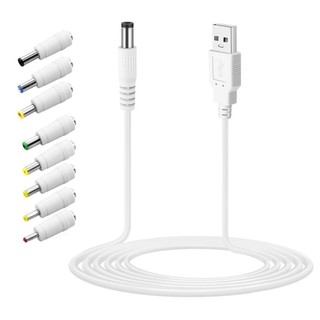 Dây Cáp Sạc Chuyển Đổi usb Sang dc9v 12v 5 X 2 5mm 8 Jack Cắm Cho Loa router
