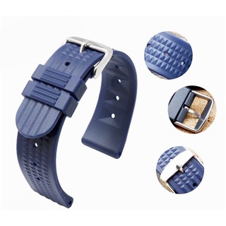 Dây Cao Su Silicon Mềm 20mm 22mm Chống Thấm Nước Chất Lượng Cao Cho Đồng Hồ seiko skx007 skx009