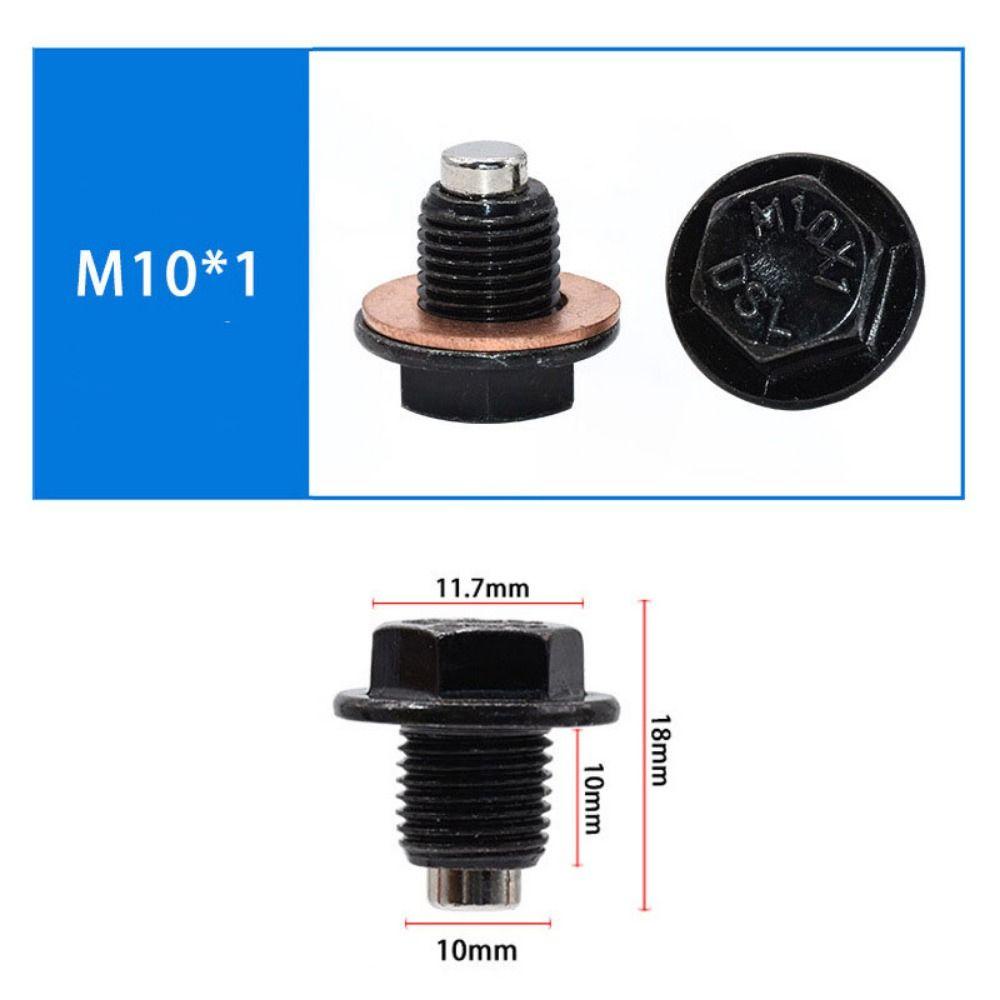 Bu lông đai ốc thoát nước động cơ DELMER, M12 / M16 / M20 Phích cắm thoát dầu từ tính, Dễ dàng lắp đặt Phụ kiện ô tô trục vít động cơ bằng nhôm mịn