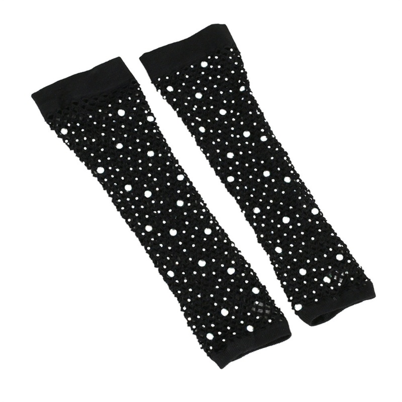 Zyaruko Găng Tay Lưới Cá Blingbling - Phụ Kiện Dự Tiệc