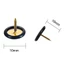 WOODNEST 100 Cái Tacks, Bản Tin Vẽ Ngón Tay Cái Vòng Đẩy Chân, Đầu Tròn Màu Kim Loại Trang Trí Ngón Tay Cái
