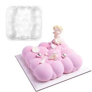 Khuôn Bánh Silicone Hình Đám Mây Làm Món Tráng Miệng Mousse Khuôn Tự Chế 3D Bánh Brownie Voan Xốp Dụng Cụ Nướng Bánh