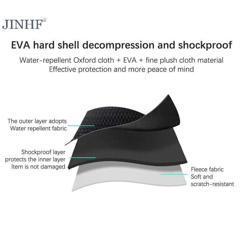 JINHF Cứng EVA Chuột Vỏ Bảo Vệ Chống Mài Mòn Mang Theo Túi Bảo Quản Cho G Pro X Siêu Nhẹ GPW Chuột Không Dây HOT
