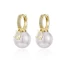 ⭐ Chính Hãng Bông Tai Ngọc Trai Trắng Đính Hạt Hình Bướm Đen Sang Trọng Cho Nữ