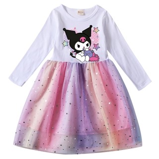 Cô Gái Mới Nhất Váy Dài Tay kuromi 8968