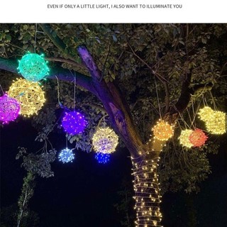 Dây đèn LED cổ tích NEAVERLER, Đèn treo nhiều màu 20CM, Đèn LED năm Dây đèn cổ tích Sân vườn