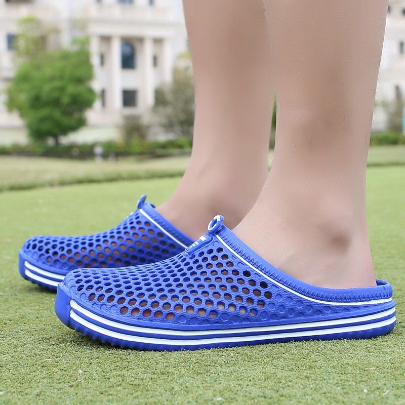 Dép Xỏ Ngón Đế Bằng Chống Trượt Màu Sắc Đơn Giản Thời Trang Đi Biển Mùa Hè Cho Nam Và Nữ