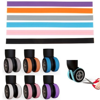 COZYNEST Bánh xe vali silicon giảm tiếng ồn, bảo vệ trục, dùng cho vali hành lý và xe đẩy