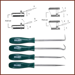 Bộ 4 Dụng Cụ Tháo Gỡ Vòng Chữ O Độ Chính Xác Cao Đa Năng Cho Xe Hơi
