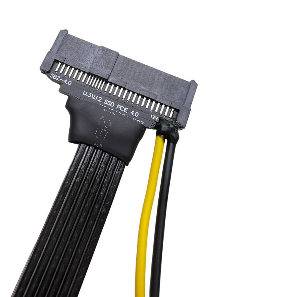 Cáp chuyển đổi SSD JMT M.2 sang U.2 / U.3 có thẻ nâng PCI-E 4.0 Gen4 Bộ nguồn SATA cho NVME 2230 2242 2260 2280 SSD