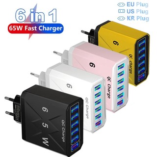 Củ Sạc Nhanh 3.1A 6 Trong 1 Cho Điện Thoại 15 1413 12 QC3.0