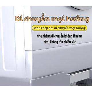 Chân đế kê tủ lạnh Giá đỡ máy giặt 8 trụ đứng 4 bánh Tuỳ chỉnh độ cao Linh hoạt kích cỡ di chuyển dễ  Gia dụng