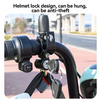 Lookshow Kim Loại Xe Máy Mũ Bảo Hiểm Khóa Có Gương Giá Đỡ Xe Đạp Tay Lái Mũ Bảo Hiểm Chống Trộm Khóa An Toàn Móc Phụ Kiện Hai Chìa Khóa J1Q3