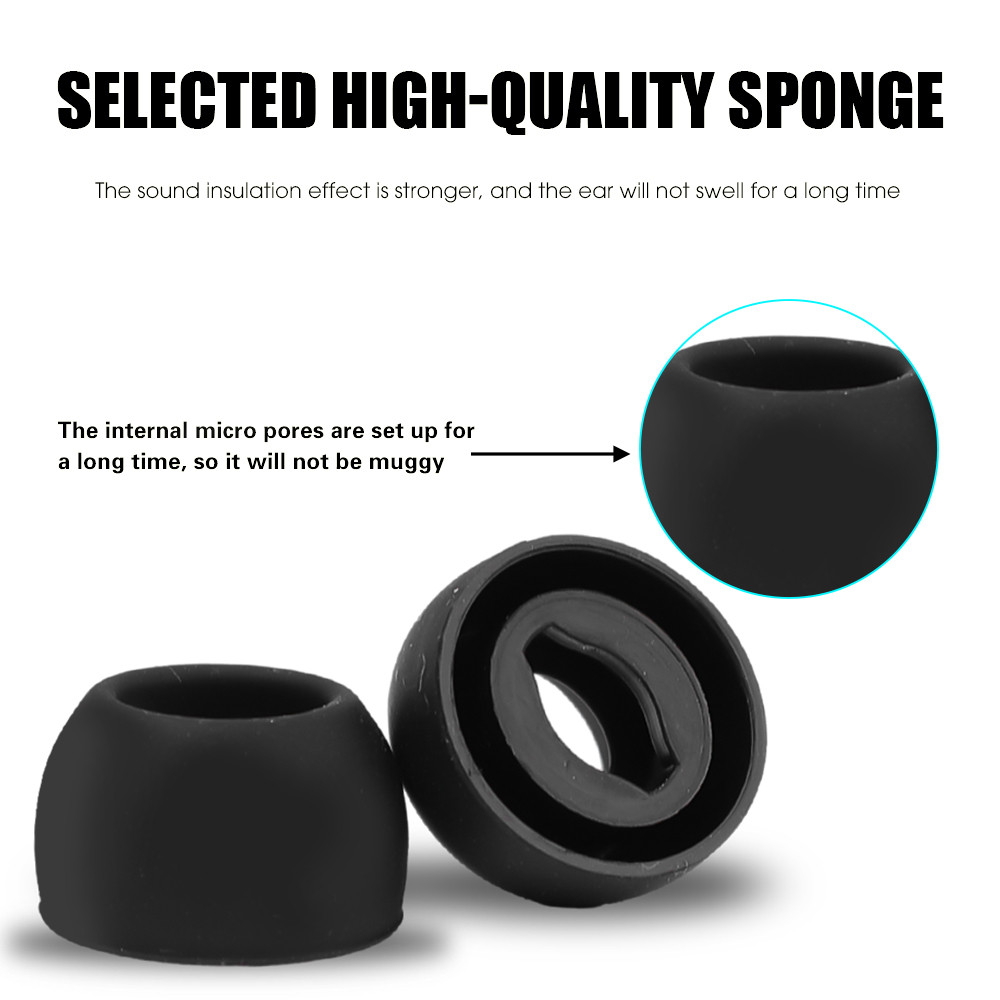 3 Cặp Tai Nghe Bluetooth Nút Tai Silicon - Tương Thích Cho Samsung Galaxy Buds Pro - Nắp Nút Tai Mềm Mại, Thoải Mái - Vỏ Bảo Vệ Tai Nghe Không Dây