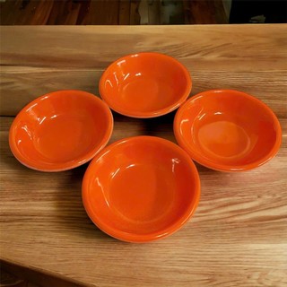 [Thanh lý] Chén chấm nước tương, nước mắm, gia vị nhựa melamine nhựa cứng, màu cam - Trường An VN