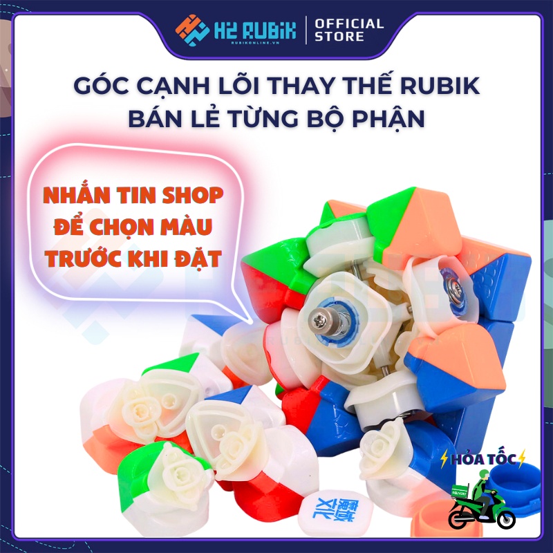 Bộ phận thay thế Rubik các loại góc cạnh tâm lõi các hãng GAN MoYu QiYi ...