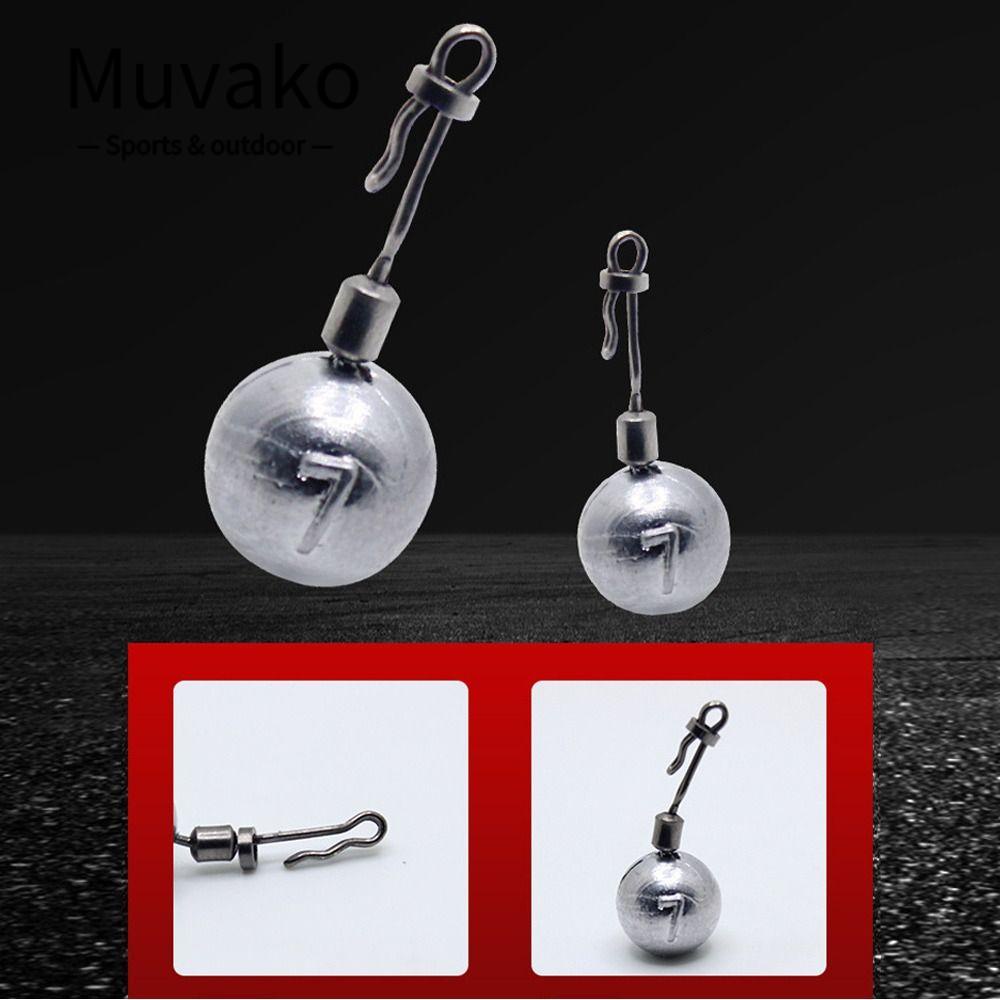 Muvako Set 5 / 10 Chì Câu Cá 2g-10g Chuyên Dụng 2023