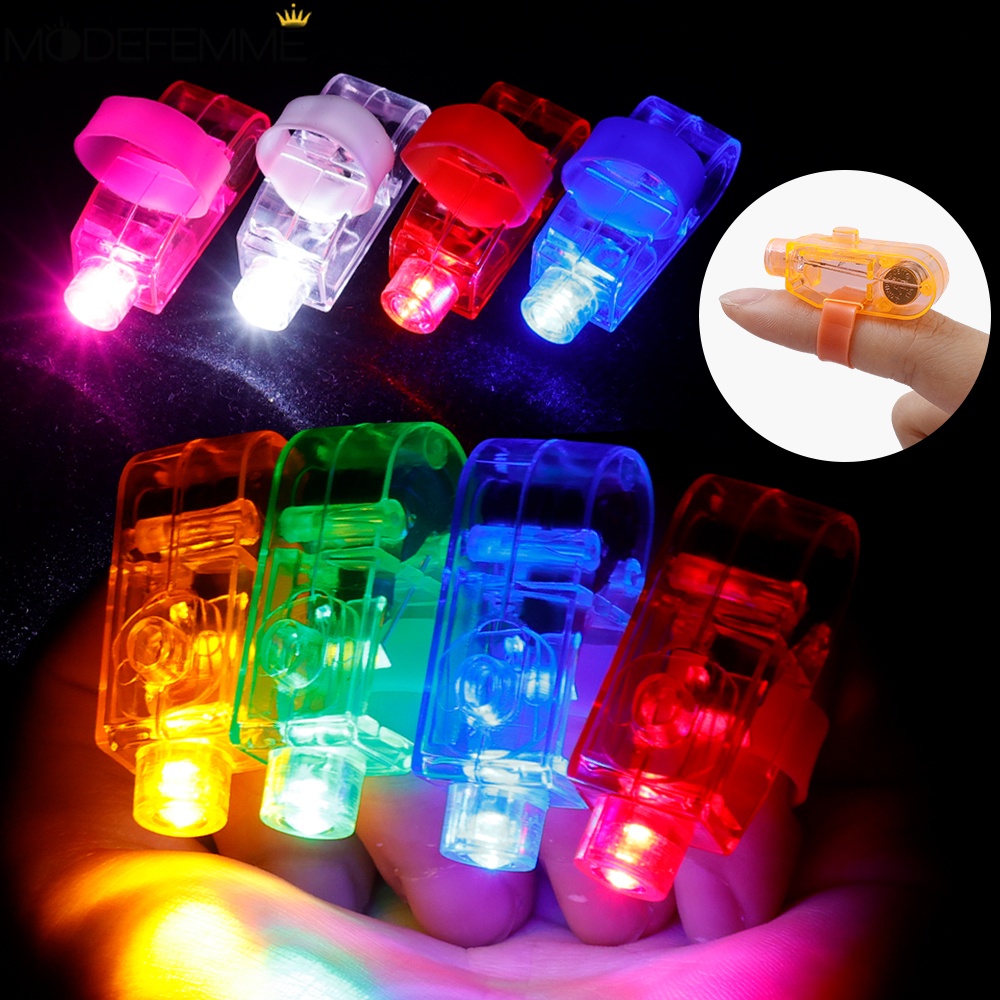 Nhẫn Đèn led laser Phát Sáng Dùng Làm Đồ Chơi / Trang Trí Tiệc Sinh Nhật / Tiệc Giáng Sinh Cho Bé