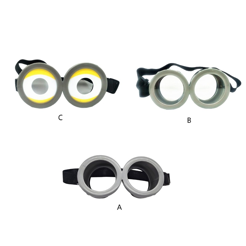 Dasbsug Mới Lạ Ngộ nghĩnh Kính Mắt Despicables Tôi Miniones Trang Phục Miniones Kính Chính Thức Đảng Ủng Hộ Trang Phục Halloween
