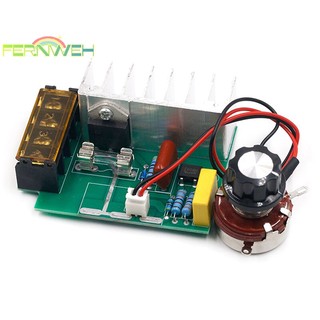 [Fernweh] 4000W 0-220V AC SCR Bộ điều chỉnh điện áp Bộ điều chỉnh tốc độ động cơ Bộ điều chỉnh độ mờ [MỚI]