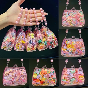 Bộ 30 Dây Buộc Tóc Cao Su Dễ Thương Cho Bé Gái