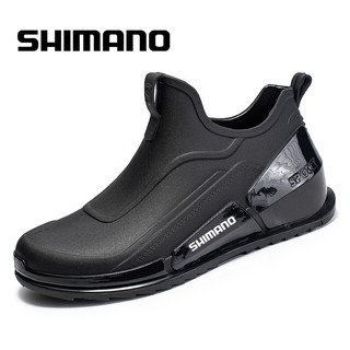 Shimano 2023 Mùa Đông Nam Ngoài Trời Chống Trơn Trượt Đi Bộ Đường Dài Shaxi Câu Cá Giày Đi Mưa Giày Công Sở Bền Chống Thấm Nước Giày Câu Cá