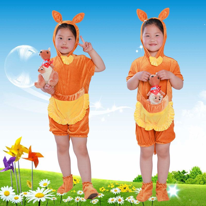 💕 HÀNG CÓ SẴN – Đầm Trang Phục Trẻ Em 3‑12 tuổi – Chuột Túi + Hoạt Hình Động Vật, Thích hợp Halloween, Giáng Sinh & Ngày Trẻ Em 🎃🎉