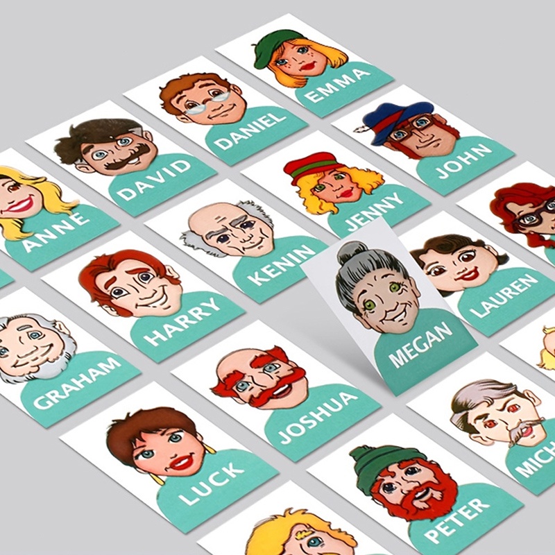 【WHO IS IT】Bộ Đồ Chơi Board Game Nhiều Người Dành Cho Trẻ Em Và Người Lớn Thú Vị Cho Bé Và Gia Đình