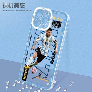 Ốp Điện Thoại tpu Mềm Trong Suốt Chống Sốc In Hình Cầu Thủ Bóng Đá Cho iphone 11 12 pro 6 6s 7 8 plus x xs xr max