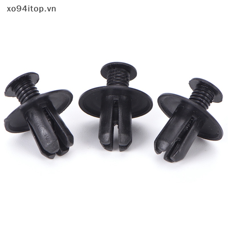 50 đinh tán nhựa 8mm màu đen cho ô tô