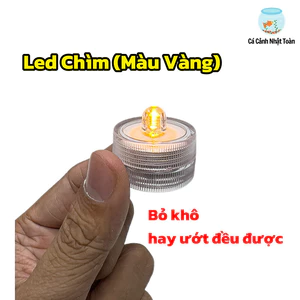 Đèn Led Mini Màu Vàng Thả Bể Cá Hoặc Cho Bể Make Relax Times