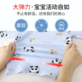 (3m-6Y) Bộ đồ ngủ lưng cao cho bé trai bé gái Bộ đồ ngủ Cotton dài tay dài tay