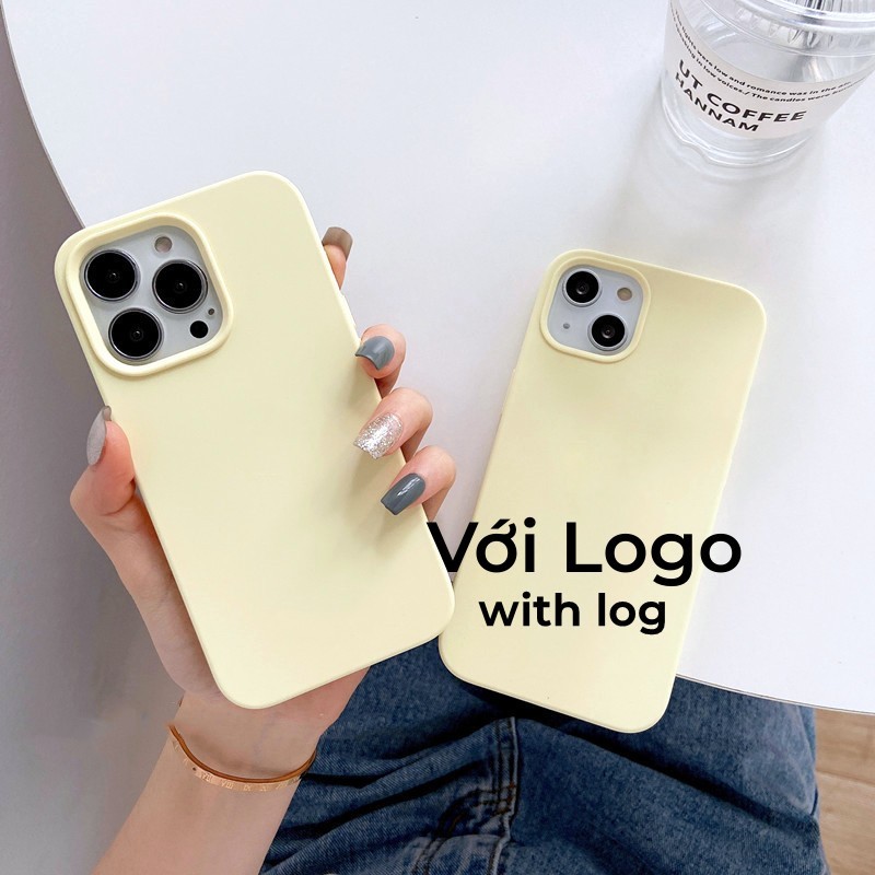 Sữa / Vàng bảo hiểm toàn diện cho iPhone 17 / 16 / 15 / 14 / 13 / 12 / 11 / Air / Pro Max Xs Max Xr 7P 8Plus mini Plus 7 8 6SP 6S Vỏ điện thoại silicon