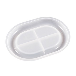 Marset Trái Tim Hình Bầu Dục Nhựa Cán Khay Khuôn Hoa Đĩa Khuôn Kẹo Hộp Đựng Khuôn