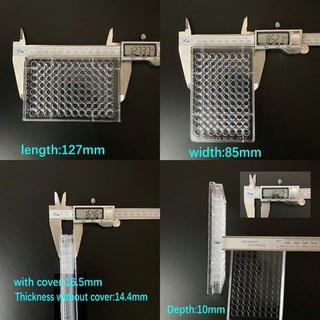[Giao hàng từ Việt Nam] Dụng cụ thí nghiệm 1 / 5 chiếc FURNICLICK, Đĩa nuôi cấy khăn giấy 96 giếng, Phòng thí nghiệm bảng nuôi cấy tế bào đáy phẳng bằng nhựa hữu ích