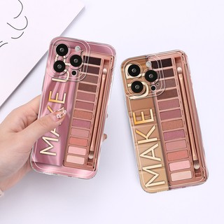 Ốp Lưng Trang Điểm Sáng Tạo Họa Tiết Họa Tiết Mềm Trong Suốt Cho IPhone 17 16e 16 15 14 13 12 11 Pro ProMax XS XR XSmax Mini 7 8 + 14 15 Plus SE 2020 Vỏ Mềm Silicon DCT