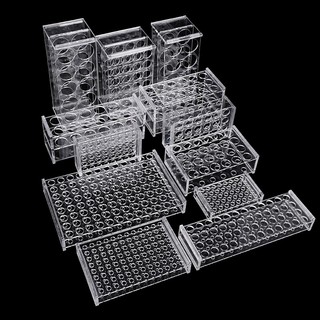 Giá Đỡ Ống Nghiệm 8 10 12 18 24 40 48 96 Lỗ Bằng Nhựa Trong Suốt