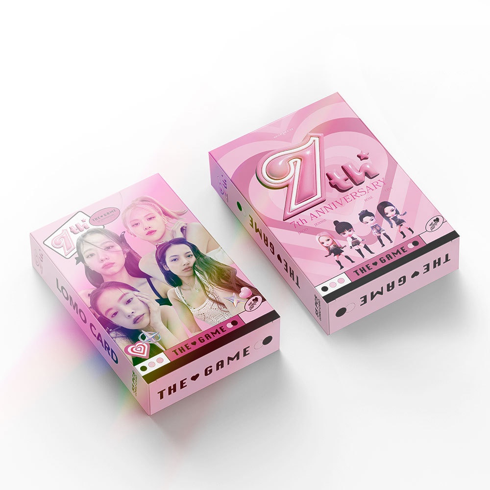 Linxx 55 Chiếc BP Valentine 7th Holographic Laser Card Kpop Photocards Bưu Thiếp Series