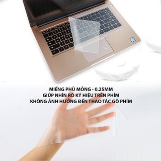 Tấm Lót Bảo Vệ Bàn Phím Máy Tính 13 -14 in & 15 - 17 & 12 & 10 inch Silicon Chống Nước, Chống Bụi Bẩn